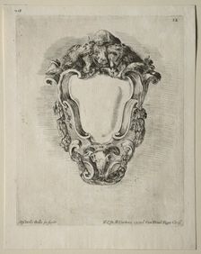 Collection of Various Caprices and New Designs of Cartouches and Ornaments: No 12. Creator: Stefano Della Bella (Italian, 1610-1664)