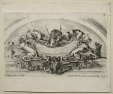 Collection of Various Caprices and New Designs of Cartouches and Ornaments: No 13. Creator: Stefano Della Bella (Italian, 1610-1664)