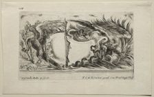 Collection of Various Caprices and New Designs of Cartouches and Ornaments: No 14. Creator: Stefano Della Bella (Italian, 1610-1664)