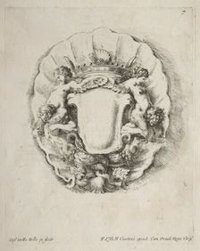 Collection of Various Caprices and New Designs of Cartouches and Ornaments: No 7. Creator: Stefano Della Bella (Italian, 1610-1664)