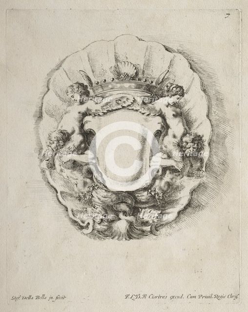 Collection of Various Caprices and New Designs of Cartouches and Ornaments: No 7. Creator: Stefano Della Bella (Italian, 1610-1664).