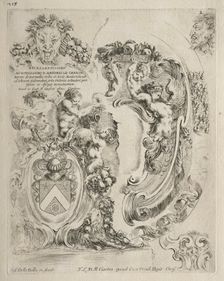Collection of Various Caprices and New Designs of Cartouches and Ornaments: No. 2. Creator: Stefano Della Bella (Italian, 1610-1664)