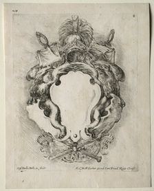 Collection of Various Caprices and New Designs of Cartouches and Ornaments: No. 4. Creator: Stefano Della Bella (Italian, 1610-1664)