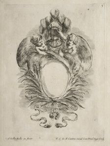 Collection of Various Caprices and New Designs of Cartouches and Ornaments: No. 5. Creator: Stefano Della Bella (Italian, 1610-1664)