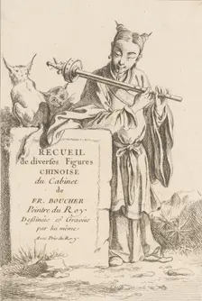 Collection of Diverse Chinese Figures, 1738-45. Creator: Francois Boucher