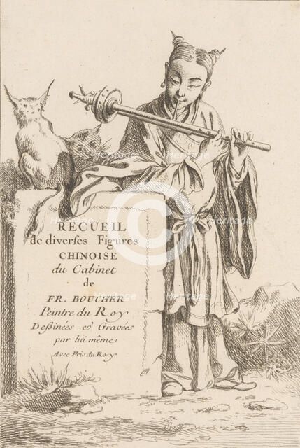 Collection of Diverse Chinese Figures, 1738-45. Creator: Francois Boucher.