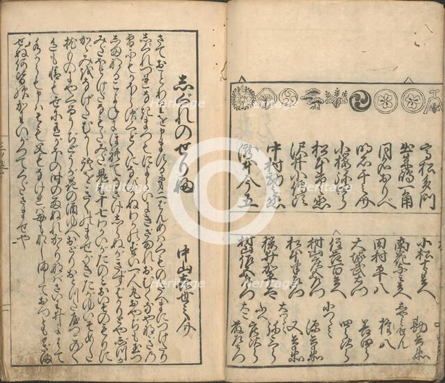 Collection of Pictures of the Actors in the Four Theatres..., late 18th century. Creator: Furuyama Moroshige.