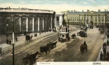 College Green - Dublin late 19th-early 20th century. Creator: Unknown