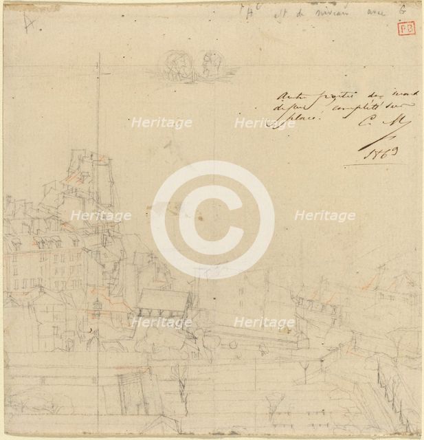 College Henri IV, 1863. Creator: Charles Meryon.