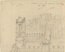 College Henri IV, 1863. Creator: Charles Meryon