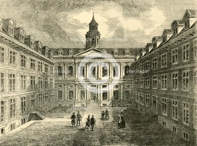 'College of Physicians, Warwick Lane. Interior of the Quadrangle', (c1872). Creator: Unknown.