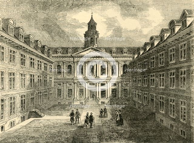 'College of Physicians, Warwick Lane. Interior of the Quadrangle', (c1872). Creator: Unknown.