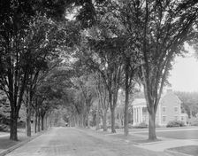 College Street (Sigma Phi), Burlington, Vt., c.between 1910 and 1920. Creator: Unknown