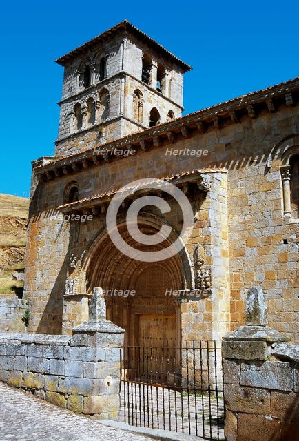 Collegiate Church of San Pedro de Cervatos, Cantabria, Spain, 12th century (2008). Creator: LTL.
