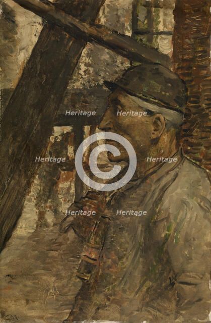 Collier with Safety Lamp, c1860-1900. Creator: Constantin Emile Meunier.