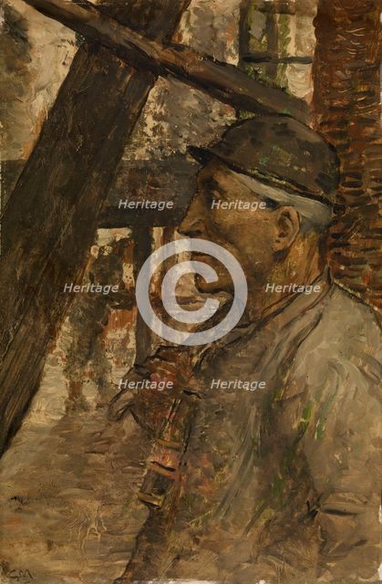 Collier with Safety Lamp. Creator: Constantin Emile Meunier.