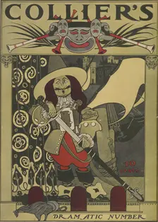 Collier's. Dramatic number, c1894 - 1896. Creator: William H Bradley