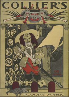 Collier's. Dramatic number, c1894 - 1896. Creator: William H Bradley