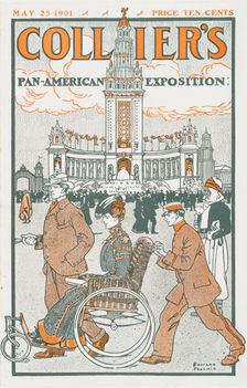Collier's, Pan-American Exposition, May 25, 1901, Price Ten Cents, c1901. Creator: Edward Penfield