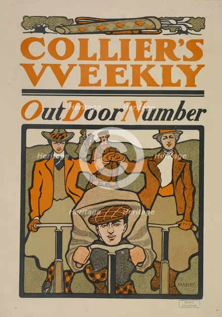 Collier's weekly. Out door number, c1894 - 1896. Creator: William H Bradley.