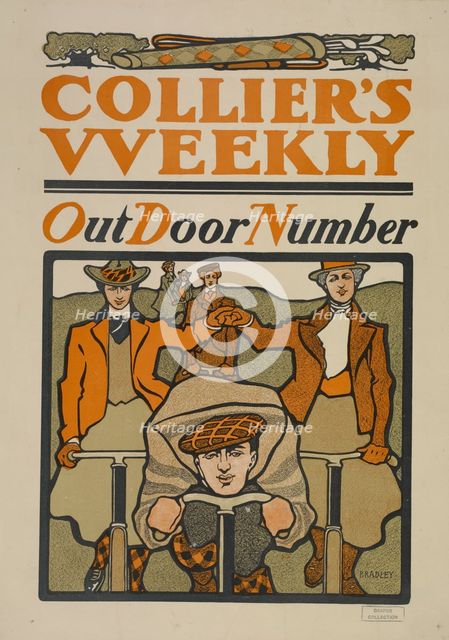 Collier's weekly. Out door number, c1894 - 1896. Creator: William H Bradley.
