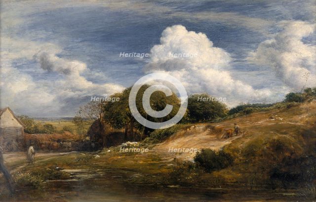 'Collin's Farm, North End, Hampstead', 1831. Creator: John Linnell the Elder.