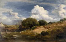 Collin's Farm, North End, Hampstead 1831. Creator: John Linnell the Elder