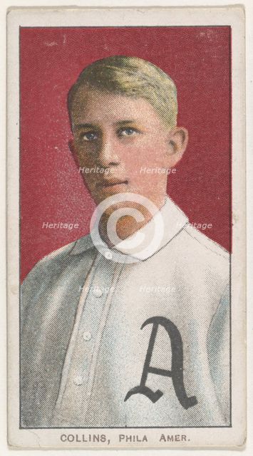 Collins, Philadelphia, American League, from the White Border series (T206) for the Ame..., 1909-11. Creator: American Tobacco Company.