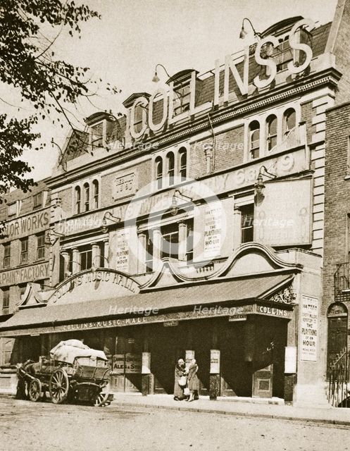 Collins's Music Hall, Islington, London, 20th century.  Creator: Unknown.