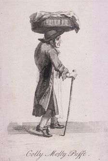 Colly Molly Puffe Cries of London, c1688. Artist: Anon
