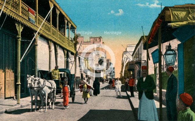 Colmar Street, Suez, Egypt, 20th century. Artist: Unknown