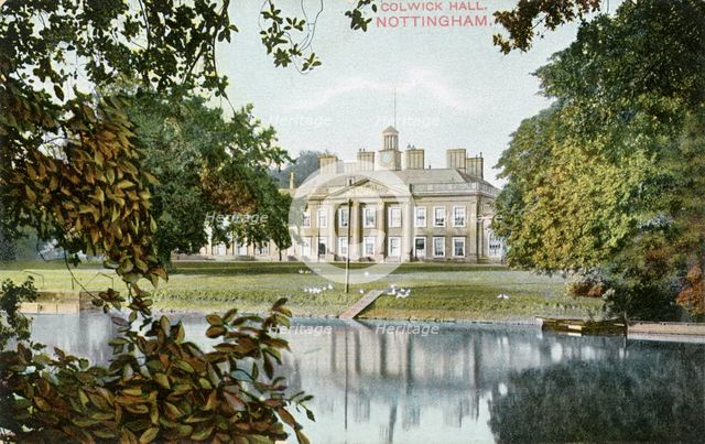 Colwick Hall, Colwick, Nottinghamshire, c1900. Creator: Unknown.