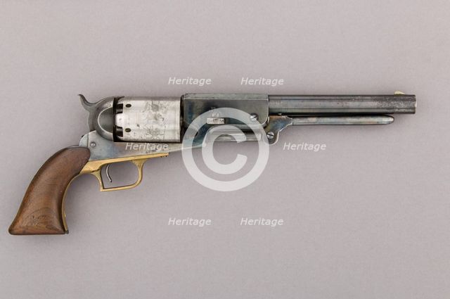 Colt Walker Percussion Revolver, serial no. 1017, American, Whitneyville, Connecticut, 1847. Creator: Eli Whitney.