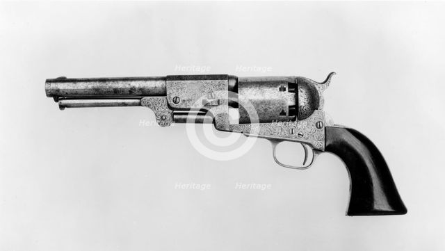 Colt Dragoon Percussion Revolver, Third Model, serial no. 13096, American, 1853. Creator: Samuel Colt.