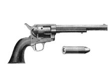 Colt "Frontier" revolver, invented by Samuel Colt (1814-62), c1890. Creator: Unknown