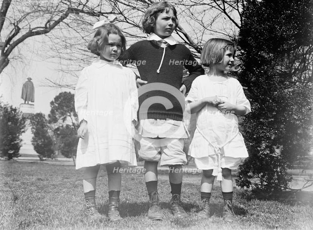 Colt, Lebaron Bradford, Senator From Rhode Island, 1913-1924, his Grandchildren: George..., 1913. Creator: Harris & Ewing.