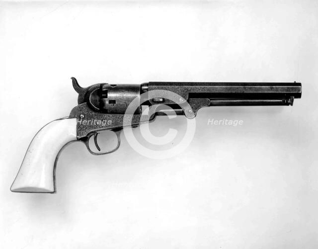 Colt Model 1849 Pocket Percussion Revolver, Serial no. 81015, American, Connecticut, ca. 1853. Creator: Samuel Colt.