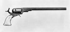 Colt Paterson Percussion Revolver, No. 5, Holster Model, serial no. 528, American, ca. 1838-40. Creator: Samuel Colt