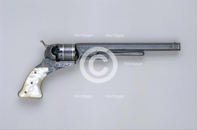 Colt Paterson Percussion Revolver, No. 5, Holster Model, serial no. 940, American, ca. 1840. Creator: Samuel Colt.