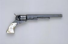 Colt Paterson Percussion Revolver, No. 5, Holster Model, serial no. 940, American, ca. 1840. Creator: Samuel Colt