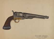 Colt Revolver, c. 1936. Creator: Bernard Krieger