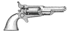Colt revolver, c1880