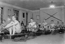 Columbia Crew Practice 1/19/14, 1914. Creator: Bain News Service