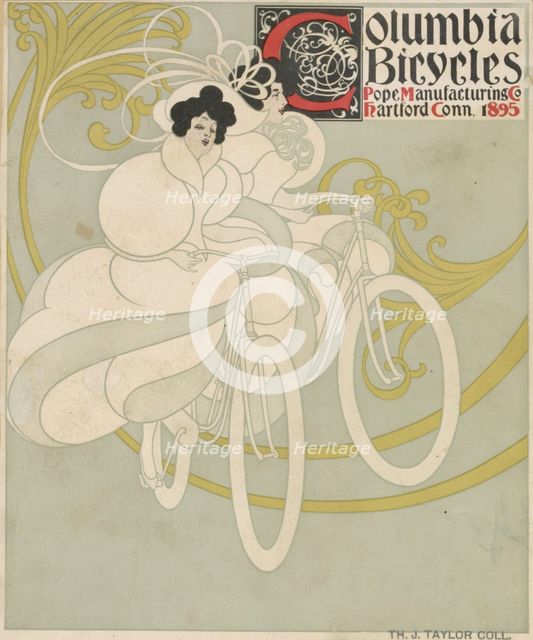 Columbia bicycles, c1895. Creator: Unknown.
