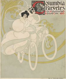 Columbia bicycles, c1895. Creator: Unknown