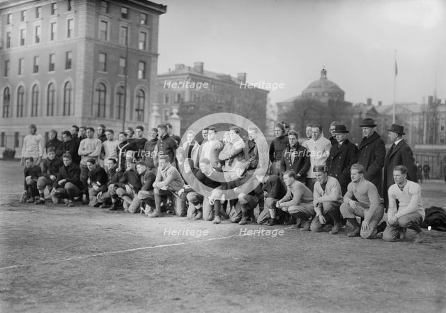 Columbia football squads, 1914. Creator: Bain News Service.