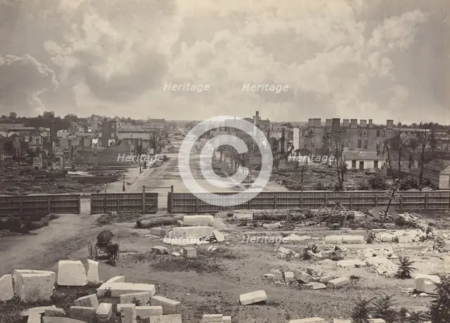 Columbia from the Capitol, 1865-1866. Creator: George N. Barnard.