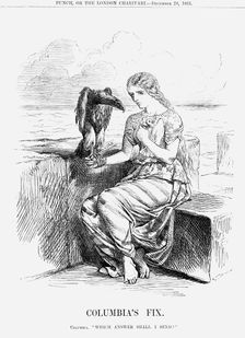 Columbia's Fix 1861. Creator: Unknown