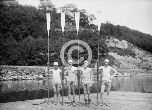 Columbia Varsity four (1913), 1913. Creator: Bain News Service.