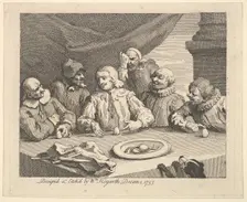 Columbus Breaking the Egg, December 1, 1753. Creator: William Hogarth